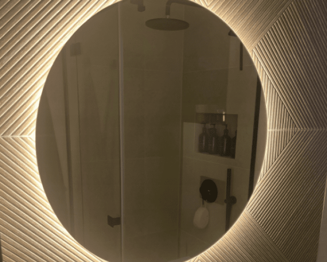 Lustro LED IZMAEL - Okrągłe podświetlane