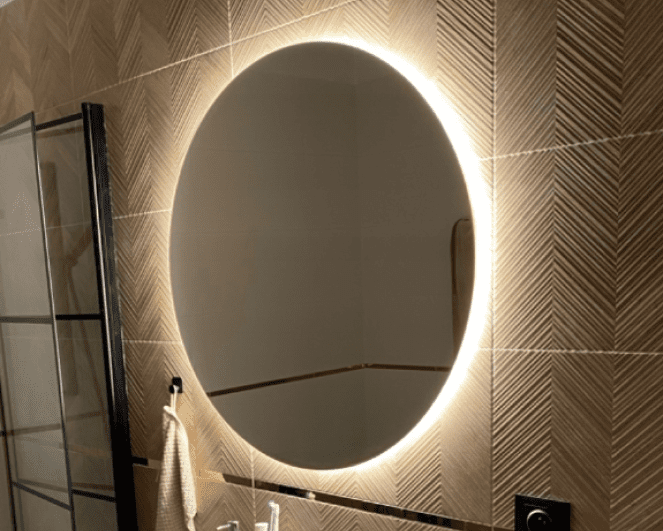 Lustro LED IZMAEL - Okrągłe podświetlane
