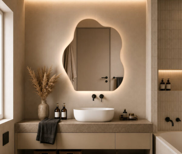 Lustro LED IZMAEL nieregularny organiczny kształt Model 7